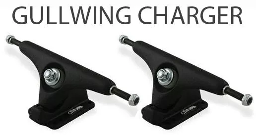 GULLWING Charger 9.0 BLACK LONGBOARD Skateboard TRUCKS by Sector 9