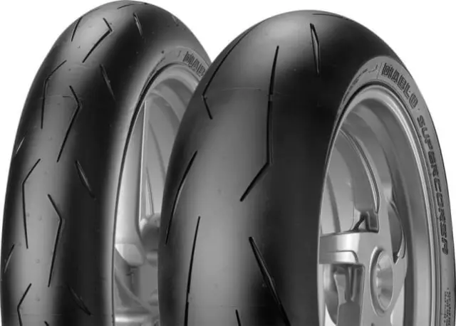 Pneumatici Moto Pirelli Diablo Supercorsa BSB Nuovi Coppia Gomme 120 + 180