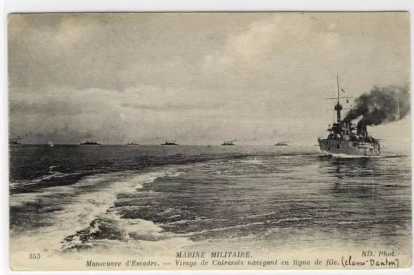 AK Marine Militaire, Manoeuvre d´Escadre, 1915