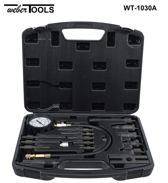 Kit Tester Pressione Di Compressione Per Motore Misuratore Iniezione Auto - Foto 8