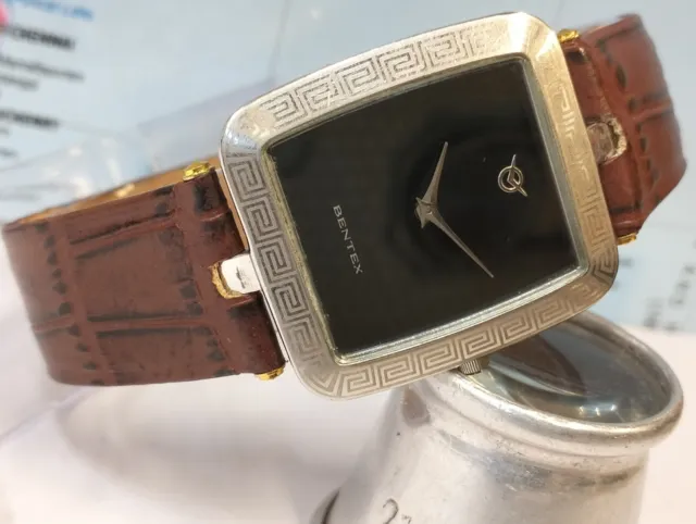 Bentex Quartz Black Dial 2008 Men's Full Working Condition Vintage Watch
