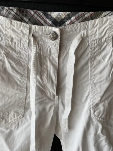 Bogner Damen Bermuda Shorts, weiß, Gr. 38, Gebraucht 2