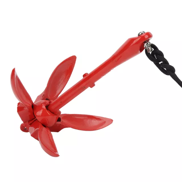 ･Marine Anchor Foldable 4 3.5lb Red For Fishing Boats Motorboats Yachts
