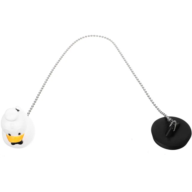 Bathtub Plug Stopper Tub Stopper Cute Charm Bathtub Drain Stopper with Chain