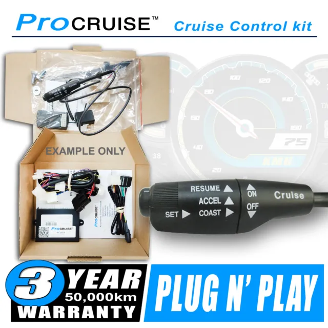 Cruise Control Kit FITS TOYOTA Hiace IMPORT Manual or Auto 2006-ON (With LH Stal
