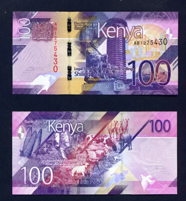 KENYA - 2019 100 Shillings UNC Banknote