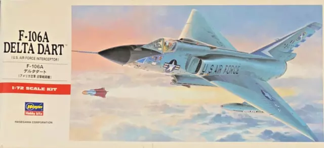 1/72Cold War Interceptor : Convair F-106A Delta Dart [USAF] #00341 : HASEGAWA