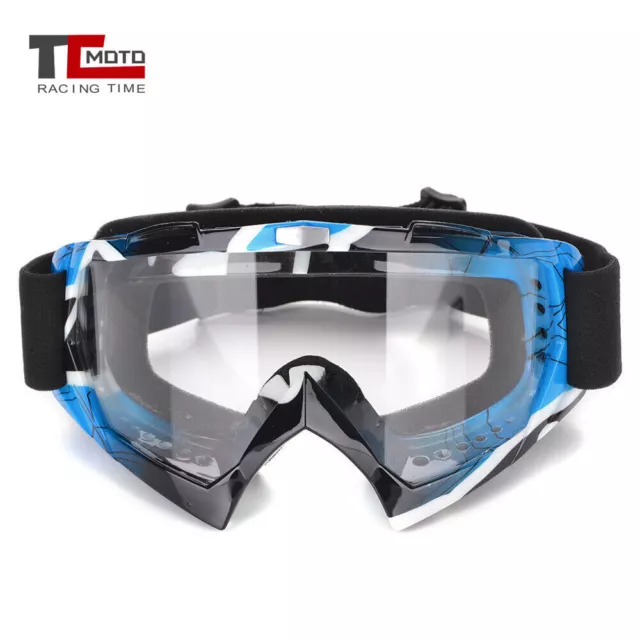 ATV Motorcycle Protective Gears Flexible Cross Helmet Goggles Glasses Eyewear