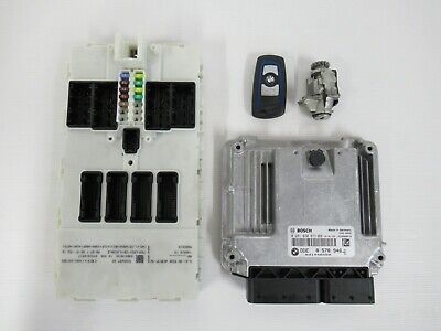 BMW F20 F21 120D F22 220D F30 F31 320D N47N Kit Motore ECU DME MODULO CON CHIAVE 