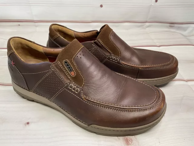 Clarks Nature 5 Lo Shoes Mens Size 12M Brown Low Top Active Air