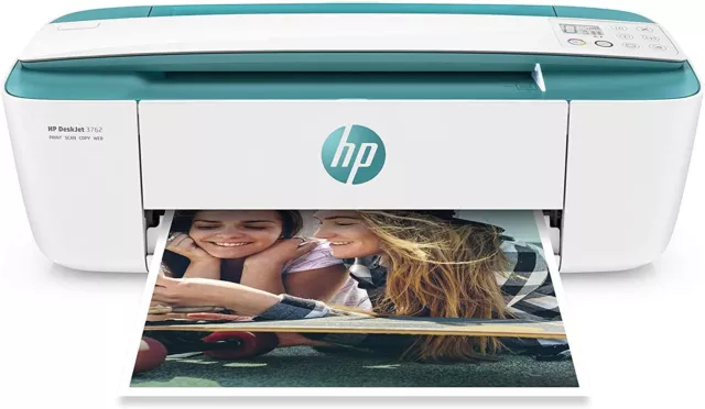 Impresora de tinta multifunción HP DeskJet 3762 Usada **NO incluye cartuchos**