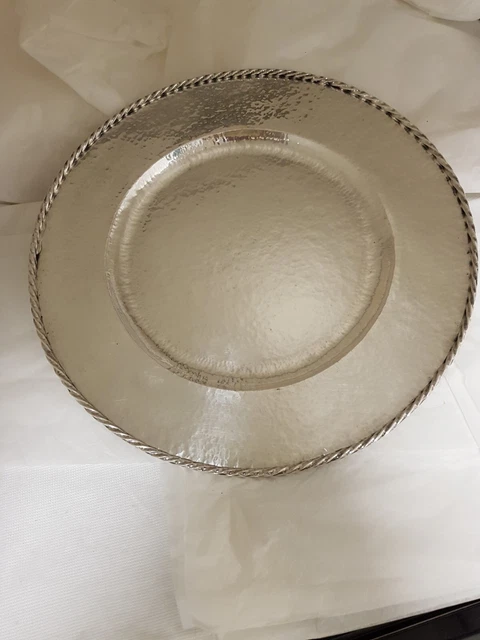 Schöner 800 Er Silber Teller Tablet Schale Gepunzt 695 G Aus Nachlass Erbe