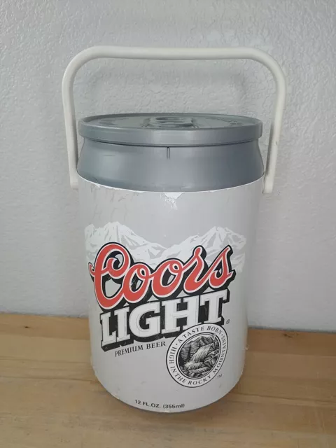 Coors light beer can cooler with handle Ice Chest 13.5" Tall Kooler Kraft