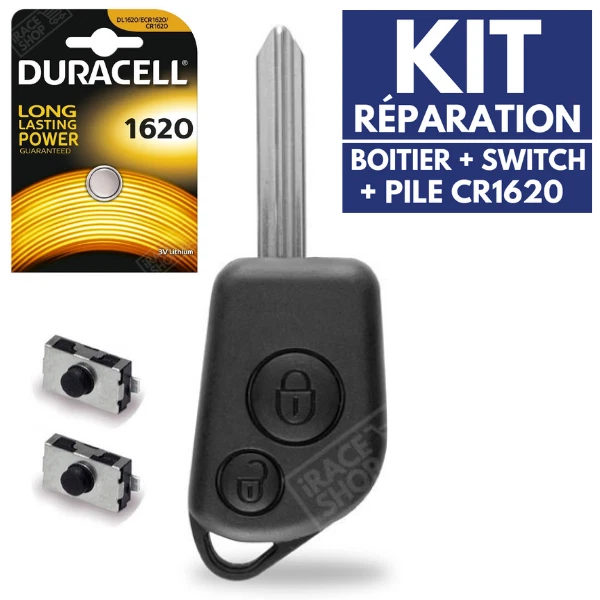 Clé Télécommande à 2 Boutons, Pour Voiture Citroën Et Peugeot, Pour - Foto 2