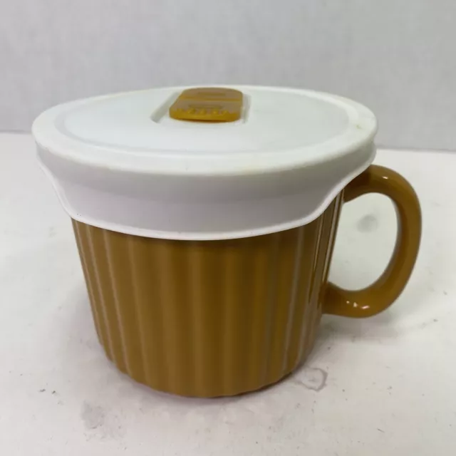 Stone Ware  Colours Gold Oversized 20 oz Soup Mug Stoneware Handle With Lid