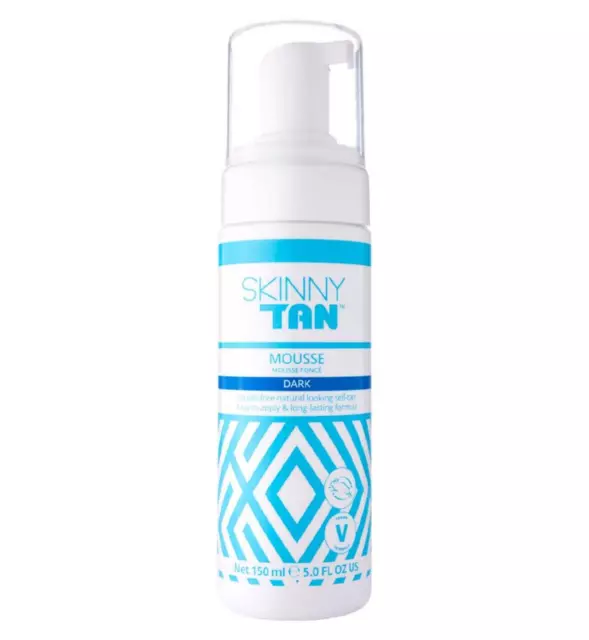 Skinny Tan Self-Tanning Mousse (Dark) 150ml New