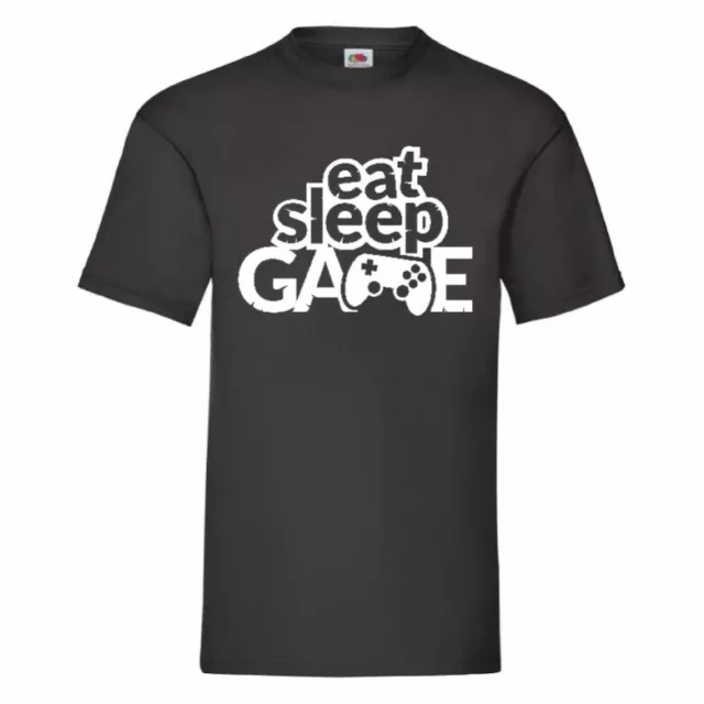 Eat Sleep Game T Shirt Small-3XL
