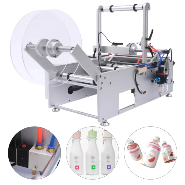 LT-190 Desktop Automatic Round Bottle High Speed Labeling Machine 110V