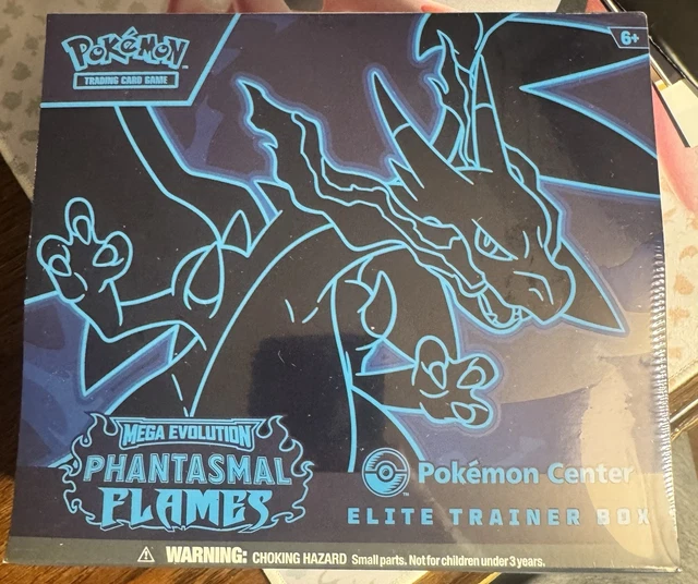 PHANTASMAL FLAMES POKEMON Center Elite Trainer Box ETB - 🔥 FREE