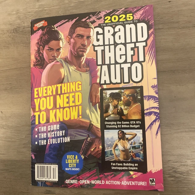 GRAND THEFT AUTO 2025 Unofficial Guide Magazine GAME History Evolution Grand Theft Auto 2025 Unofficial Guide Magazine GAME.webp