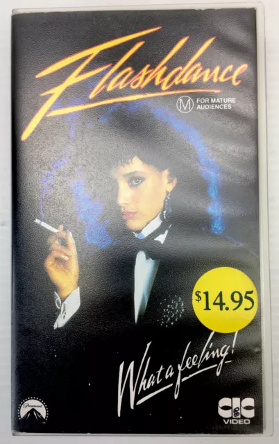 Flashdance VHS Jennifer Beals Cassette Tape PAL M 1983 CIC Video