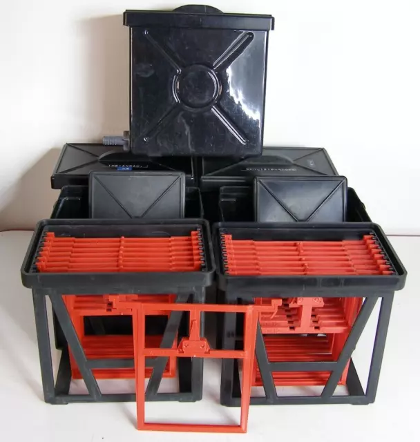 N.7 Tank Di Sviluppo B/N E Colore Pellicole 4X5" + N.2 Cestelli + N.16 Telai 4X5