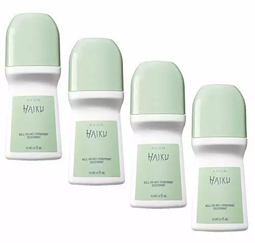 Avon Haiku Roll-on Anti-perspirant Deodorant Size 2.6 oz (4-Pack)