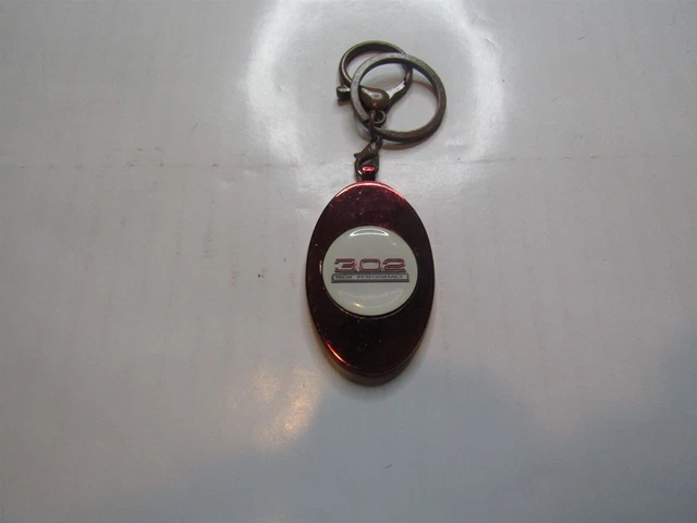 Portachiavi Metallico Cromato Con Logo Ford - Accessorio Auto Con Emblema, Lunghezza 7 Cm, Larghezza 2 Cm (SU)