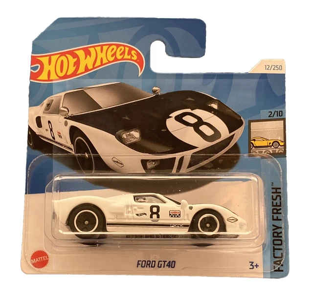 Hot Wheels 2024 Ford GT40 Blu - HW Factory Fresh 2/10 - 1:64 Diecast - Nuovo