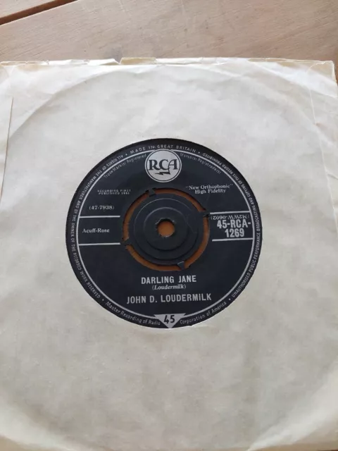 John D. Loudermilk Language Of Love 7" Vinyl Single 2