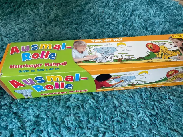 Ausmalrolle malen für Kinder ausmalen basteln Malbuch