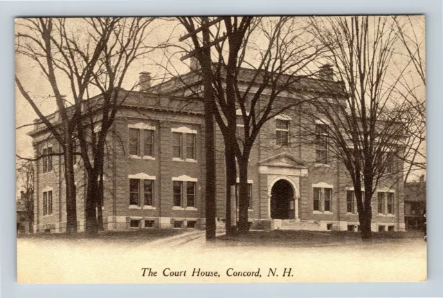 Concord NH, The Court House, New Hampshire c1905 Vintage Postcard