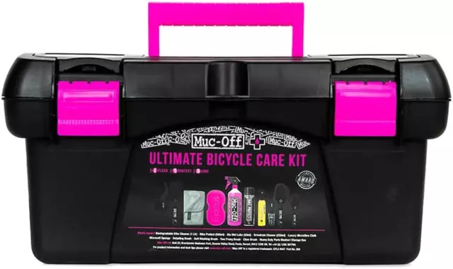 Muc-Off Ultimate Bicycle Cleaning Kit - Kit Pulizia Bici per Proteggere E Lubrif