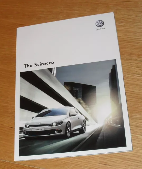 Volkswagen VW Scirocco Brochure 2010 - 1.4 2.0 TSI 2.0 TDI 140ps 170ps GT R