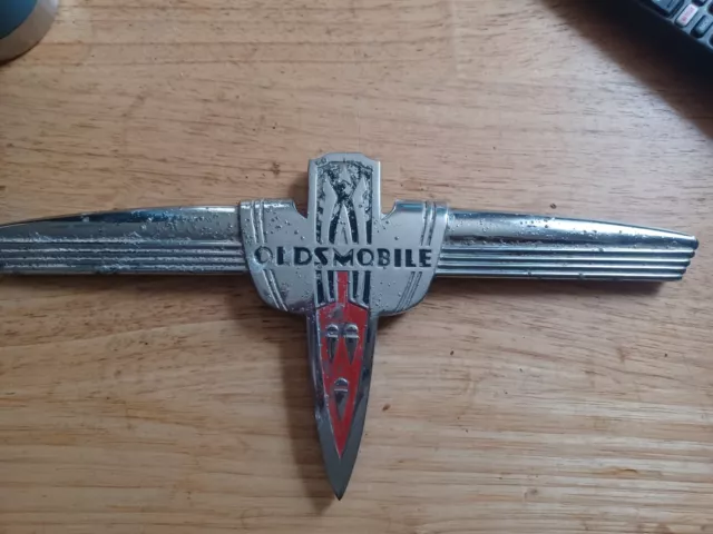 1939 Oldsmobile Trunk Emblem.  Good, Solid Condition.