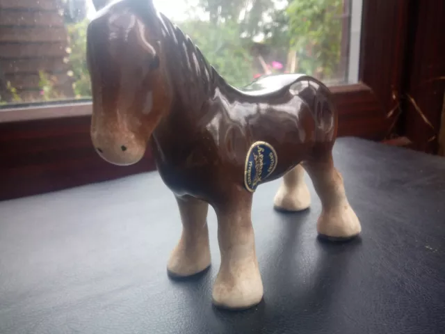 Vintage Duchy Pottery Shire Horse