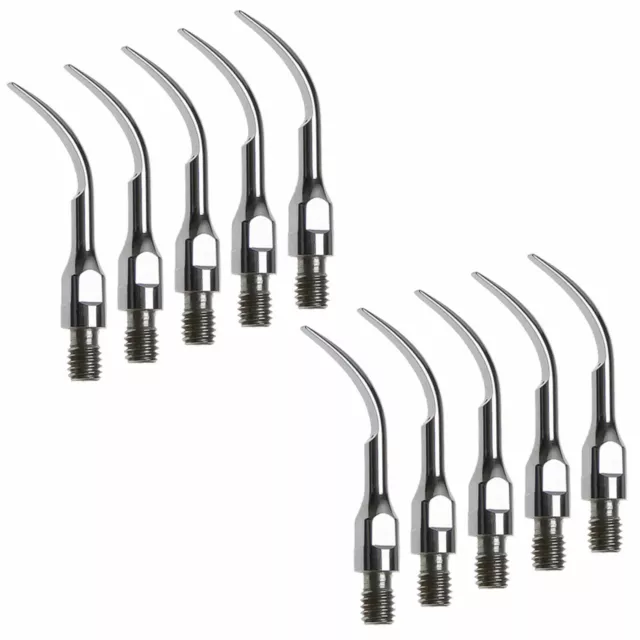 10pcs Dental Ultrasonic Scaler Scaling Tip GS2 Compatible with SIRONA Scaler 2L