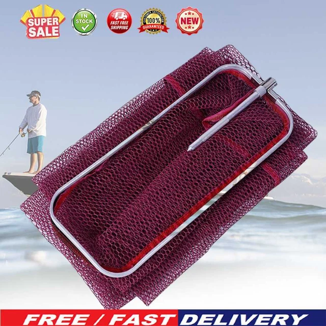 Fishing Net with Plastic Handle Antioxidant Fishing Hand Net Outdoor Accessories