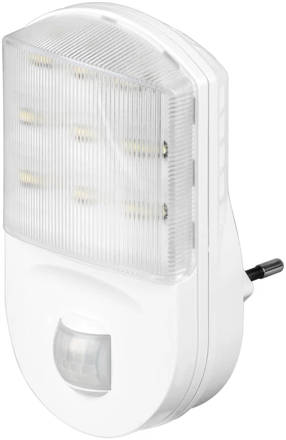 5x Luce Notturna LED con Rilevatore di Movimento; Rilevatore di Movimento Luce Notturna CEE 7