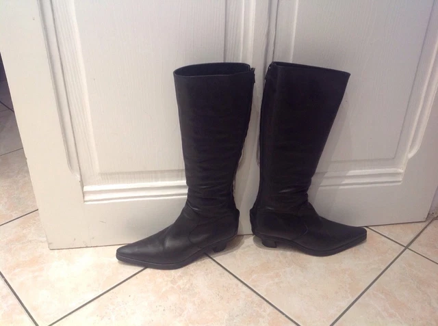 Bottines Stéphane Kélian En Daim Marron - Pointure 38 FR (5 UK), Talon Aiguille - Occasion Très Bon état