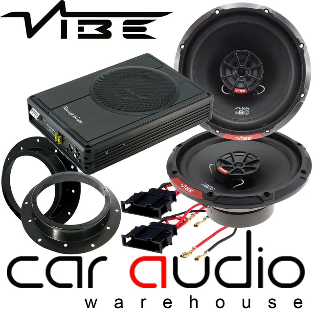 VW T5.1 TRANSPORTER Vibe 480 Watts Speakers & 300 W Underseat Car