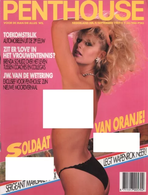 Dutch Penthouse Magazine 1989-09 Margaret Bax, Angela Houghton ...