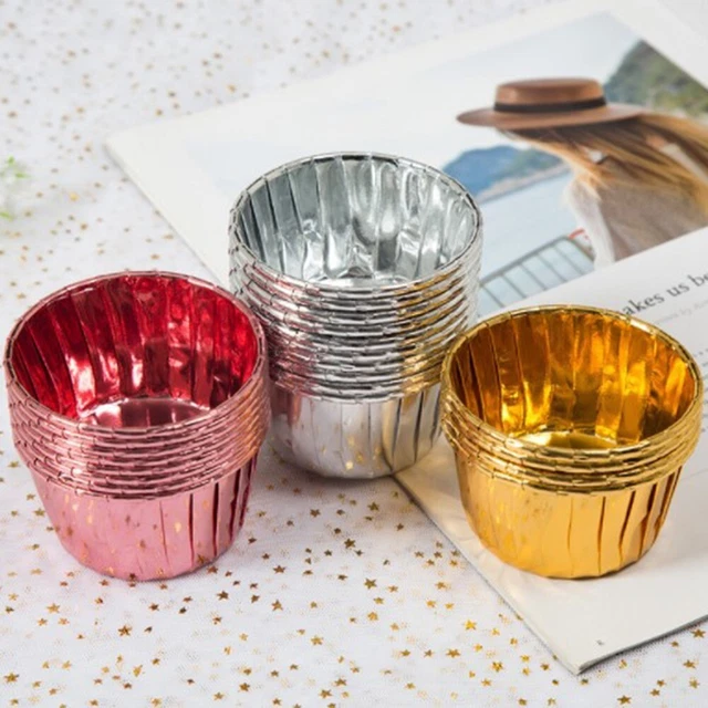 Set di tazze cupcake nuove durevoli confezione a prova di olio tazza kit custodie cupcake torta lotto