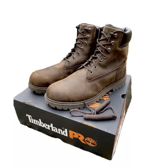 TIMBERLAND PRO ICONIC Safety Boots Mens Leather Alloy Toe Cap Work Shoe ...