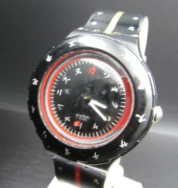 R829⭐⭐ Vintage " SWATCH " Scuba 200 AG 1993 Armbanduhr Quartz Swiss Made ⭐⭐