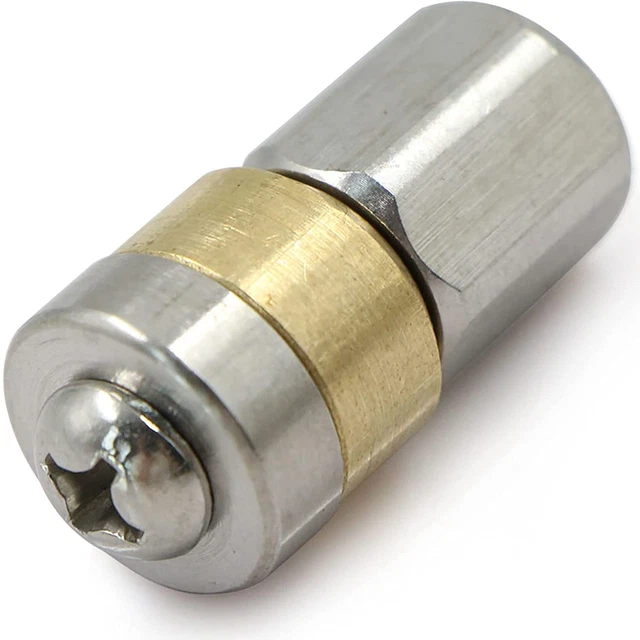 Buse De Nettoyage De Tuyaux Rotative Avec Filetage Interne 1/8" Pour Tuyau De Ne