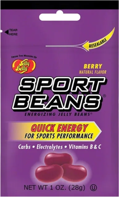 Jelly Belly Sport Beans: Berry, Box of 24