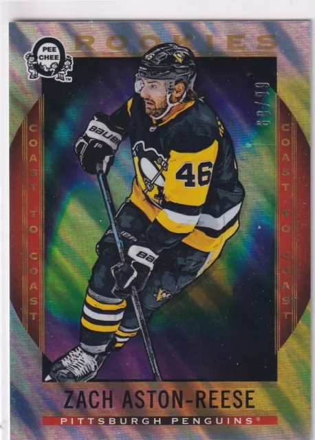 18/19 Opc Coast To Coast Zach Aston-Reese Rainbow Rc Rookie /99 #161