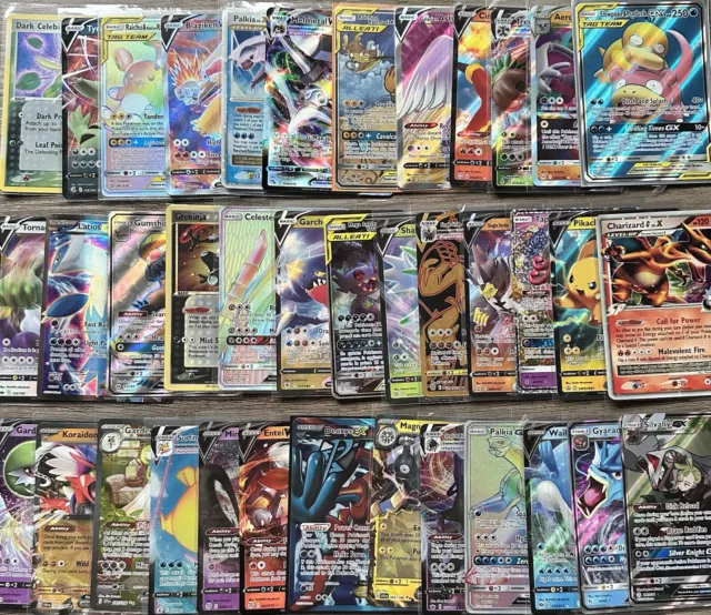 Official Pokemon Card Bundle Lot - Ultra Rare, V, VMAX, EX, GX, Full Art, Secret