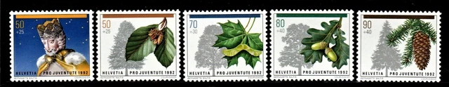 Schweiz Satz MiNr. 1483-1487 von 1992 Pro Juventute Postfrisch N 0755